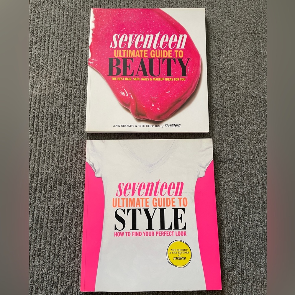 2 Seventeen Beauty Books- EUC